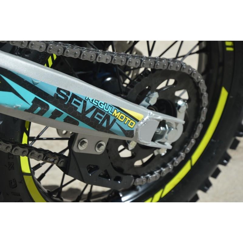 Купить  Питбайк Regulmoto SEVEN (спортинв), 17/14, 4Т, 125(50)сс (шт) купить с доставкой по Москве и России, цена, технические характеристики, комплектация фото  - motoserp.ru