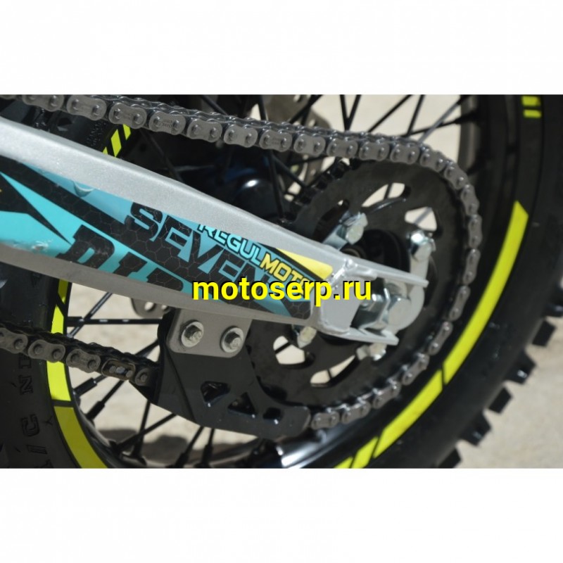 Купить  Питбайк Regulmoto SEVEN (спортинв), 17/14, 4Т, 125(50)сс (шт) купить с доставкой по Москве и России, цена, технические характеристики, комплектация фото  - motoserp.ru