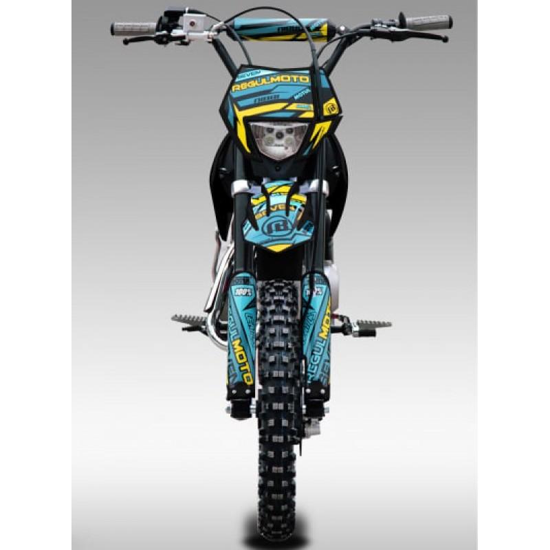 Купить  Питбайк Regulmoto SEVEN (спортинв), 17/14, 4Т, 125(50)сс (шт) купить с доставкой по Москве и России, цена, технические характеристики, комплектация фото  - motoserp.ru