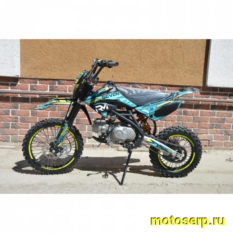Купить  Питбайк Regulmoto SEVEN (спортинв), 17/14, 4Т, 125(50)сс (шт) купить с доставкой по Москве и России, цена, технические характеристики, комплектация фото  - motoserp.ru