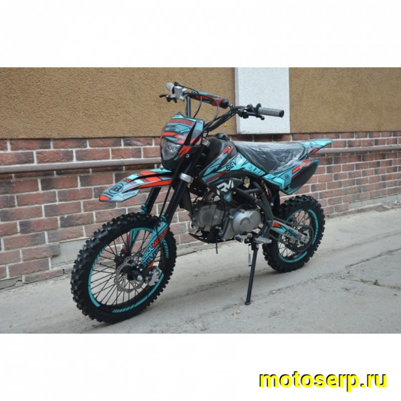 Купить  Питбайк Regulmoto SEVEN MEDALIST 17/14 (спортинв), 150сс (50сс) 4Т, эл/кикстартер, карб., маслян. охл. (шт)  купить с доставкой по Москве и России, цена, технические характеристики, комплектация фото  - motoserp.ru