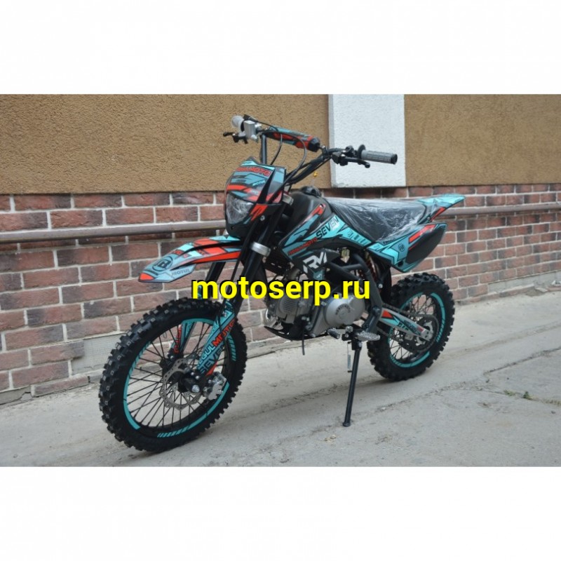 Купить  Питбайк Regulmoto SEVEN MEDALIST 17/14 (спортинв), 150сс (50сс) 4Т, эл/кикстартер, карб., маслян. охл. (зал) (шт)  купить с доставкой по Москве и России, цена, технические характеристики, комплектация фото  - motoserp.ru