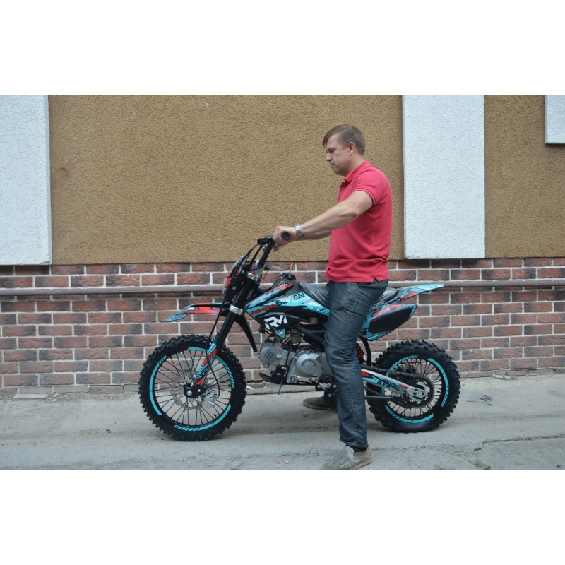 Купить  Питбайк Regulmoto SEVEN MEDALIST 17/14 (спортинв), 150сс (50сс) 4Т, эл/кикстартер, карб., маслян. охл. (шт)  купить с доставкой по Москве и России, цена, технические характеристики, комплектация фото  - motoserp.ru