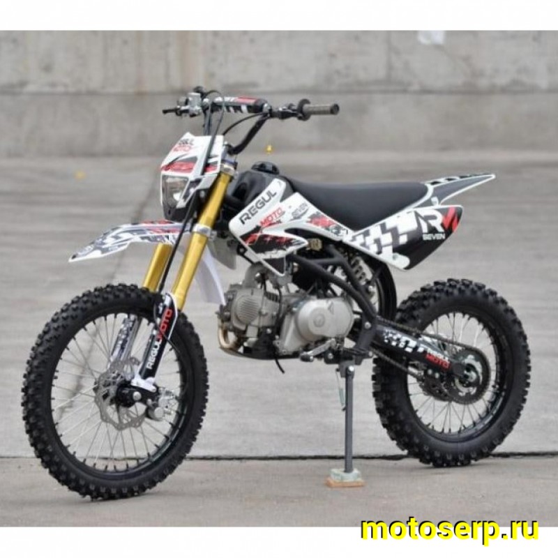 Купить  ====Питбайк Regulmoto SEVEN MEDALIST 19/16 (спортинв), 150сс (зал) (шт) купить с доставкой по Москве и России, цена, технические характеристики, комплектация фото  - motoserp.ru