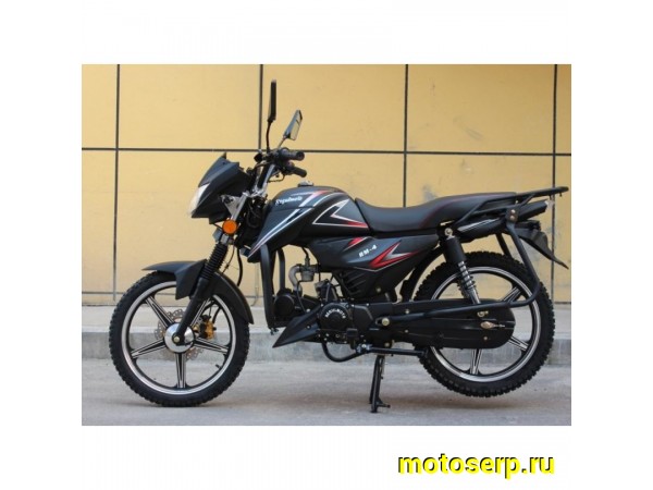 Купить  Мопед Regulmoto Alpha (RM-4) Черный 4Т; 50cc;  колеса 17/17"литые; 4пер, диск/бар (шт) 01250 (ФОТО купить с доставкой по Москве и России, цена, технические характеристики, комплектация фото  - motoserp.ru