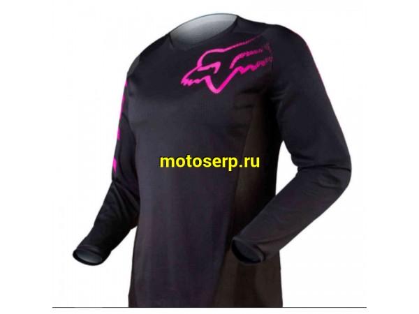 Купить  Джерси (футболка для мотокросса) Fox 180/360 Blackout черный/розовый XL (шт) (0 купить с доставкой по Москве и России, цена, технические характеристики, комплектация фото  - motoserp.ru
