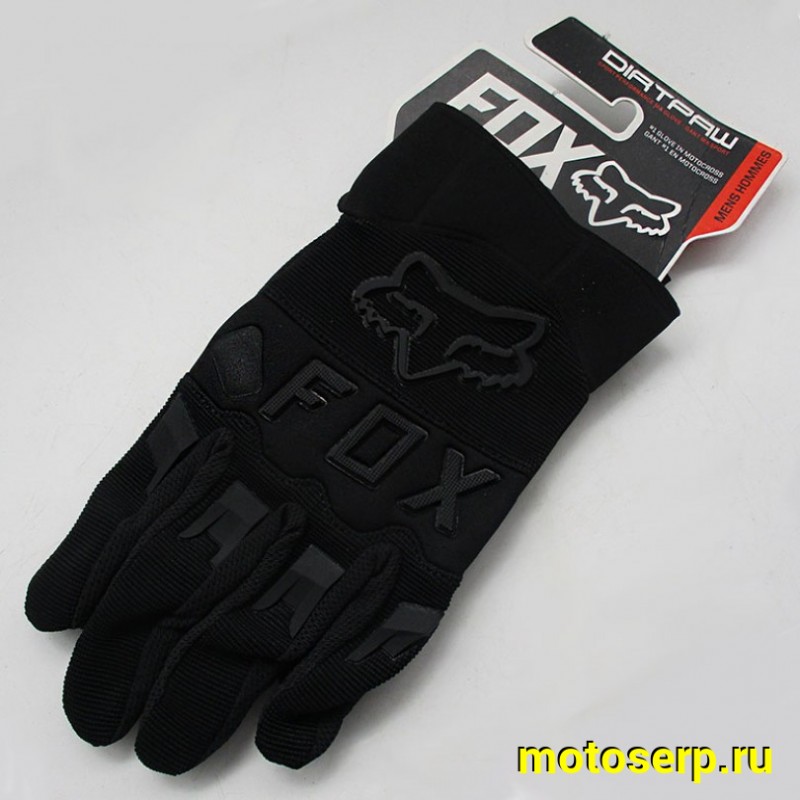 Купить  Перчатки Fox Dirtpaw Race черный (M) (пар) (МотоЯ   купить с доставкой по Москве и России, цена, технические характеристики, комплектация фото  - motoserp.ru
