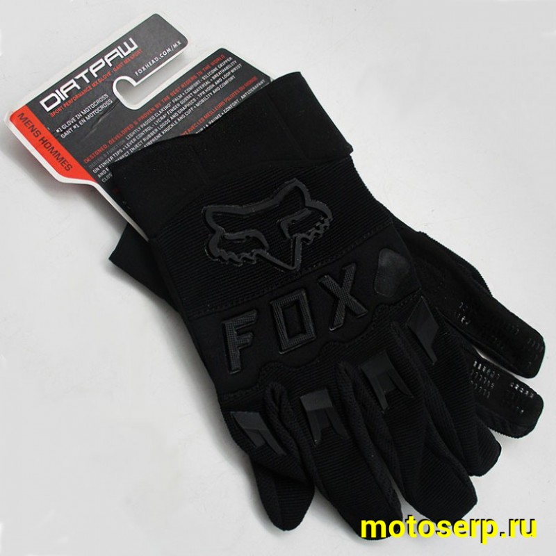 Купить  Перчатки Fox Dirtpaw Race черный (XL) (пар) (МотоЯ   купить с доставкой по Москве и России, цена, технические характеристики, комплектация фото  - motoserp.ru