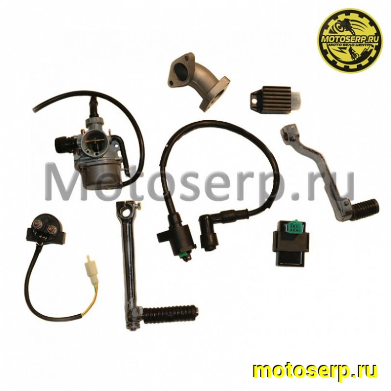 Купить  Двигатель  в сб. 110cc CAB 1P53FMH (YX) (1P39FMA) , 4Т, мех 4ск (вверх), нижн э/старт (шт) (MM 39136 купить с доставкой по Москве и России, цена, технические характеристики, комплектация фото  - motoserp.ru