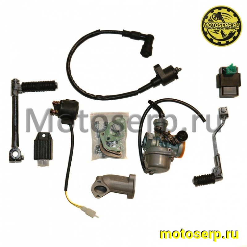 Купить  Двигатель  в сб. 125cc CAB 152FMI (YX), 4Т, мех 4ск (вверх), нижн.  э/старт (шт) (MM 39135 купить с доставкой по Москве и России, цена, технические характеристики, комплектация фото  - motoserp.ru