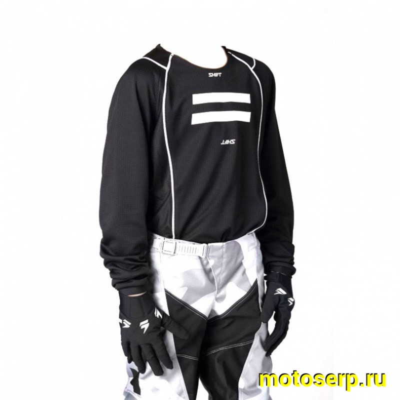 Купить  Джерси (футболка для мотокросса) Shift White Label G.I. Fro Youth Jersey (Black, YL, 2021 (шт) (0 купить с доставкой по Москве и России, цена, технические характеристики, комплектация фото  - motoserp.ru