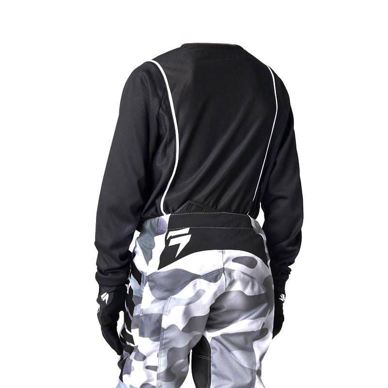 Купить  Джерси (футболка для мотокросса) Shift White Label G.I. Fro Youth Jersey (Black, YL, 2021 (шт) (0 купить с доставкой по Москве и России, цена, технические характеристики, комплектация фото  - motoserp.ru