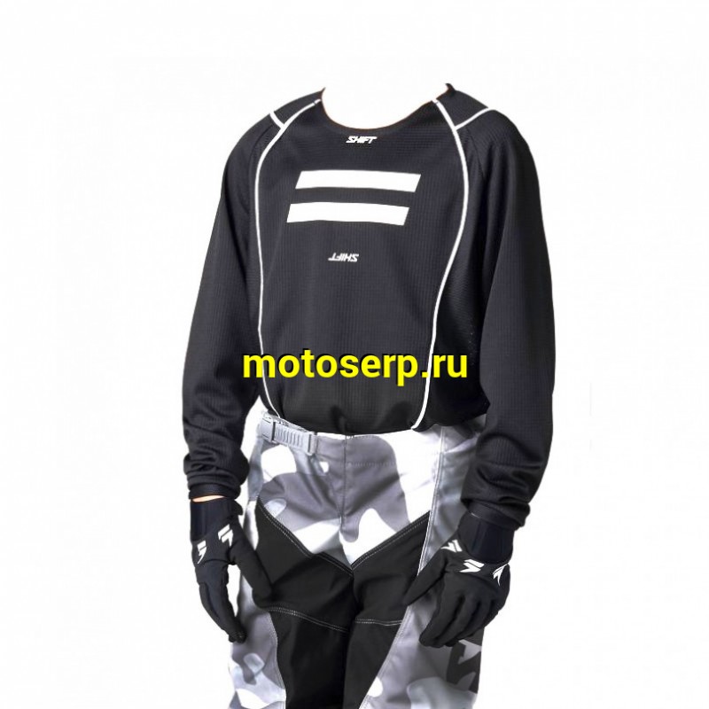 Купить  Джерси (футболка для мотокросса) Shift White Label G.I. Fro Youth Jersey (Black, YM, 2021 (Fox 26386-001-YM купить с доставкой по Москве и России, цена, технические характеристики, комплектация фото  - motoserp.ru