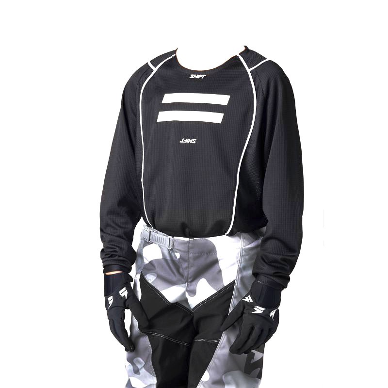 Купить  Джерси (футболка для мотокросса) Shift White Label G.I. Fro Youth Jersey (Black, YM, 2021 (0 купить с доставкой по Москве и России, цена, технические характеристики, комплектация фото  - motoserp.ru
