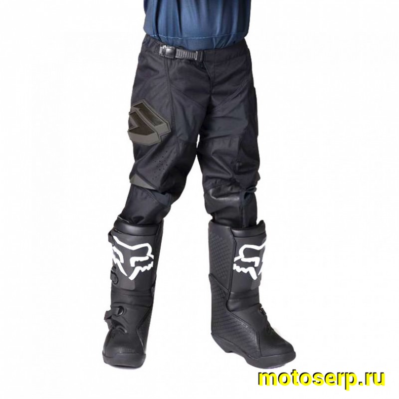Купить  Штаны для мотокросса Shift White Label Blak Youth Pant (Black/Black, 24, 2022 подростковые (шт) (Fox 26506-021-24 купить с доставкой по Москве и России, цена, технические характеристики, комплектация фото  - motoserp.ru
