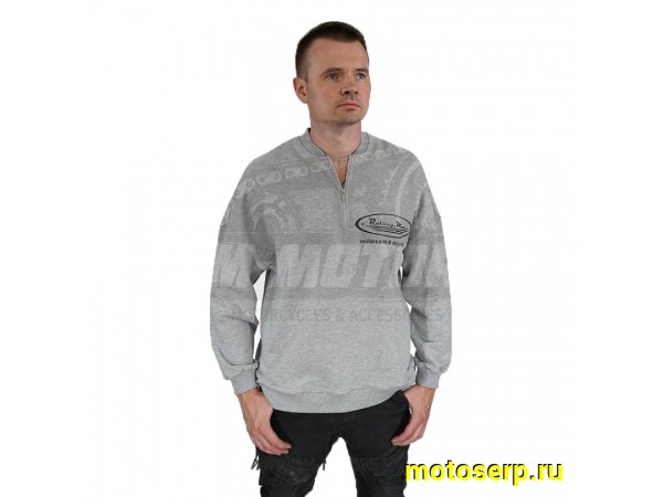 Купить  Олимпийка Rolling Moto (серый) размер M (шт) (SM 815-8648 купить с доставкой по Москве и России, цена, технические характеристики, комплектация фото  - motoserp.ru