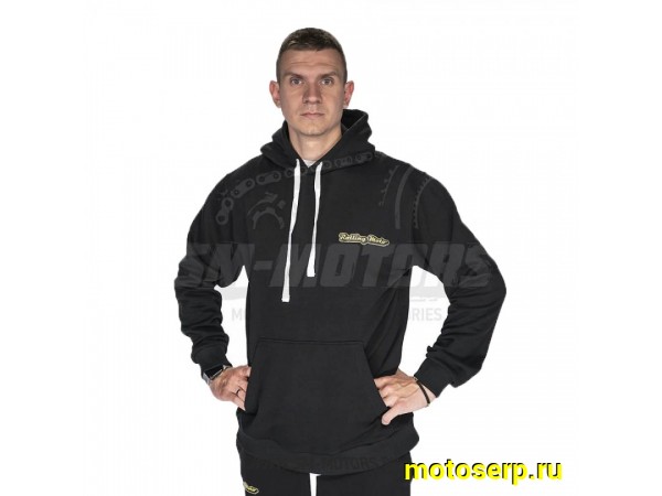 Купить  Худи Rolling Moto (черный) размер S (шт) (SM 815-7867 купить с доставкой по Москве и России, цена, технические характеристики, комплектация фото  - motoserp.ru