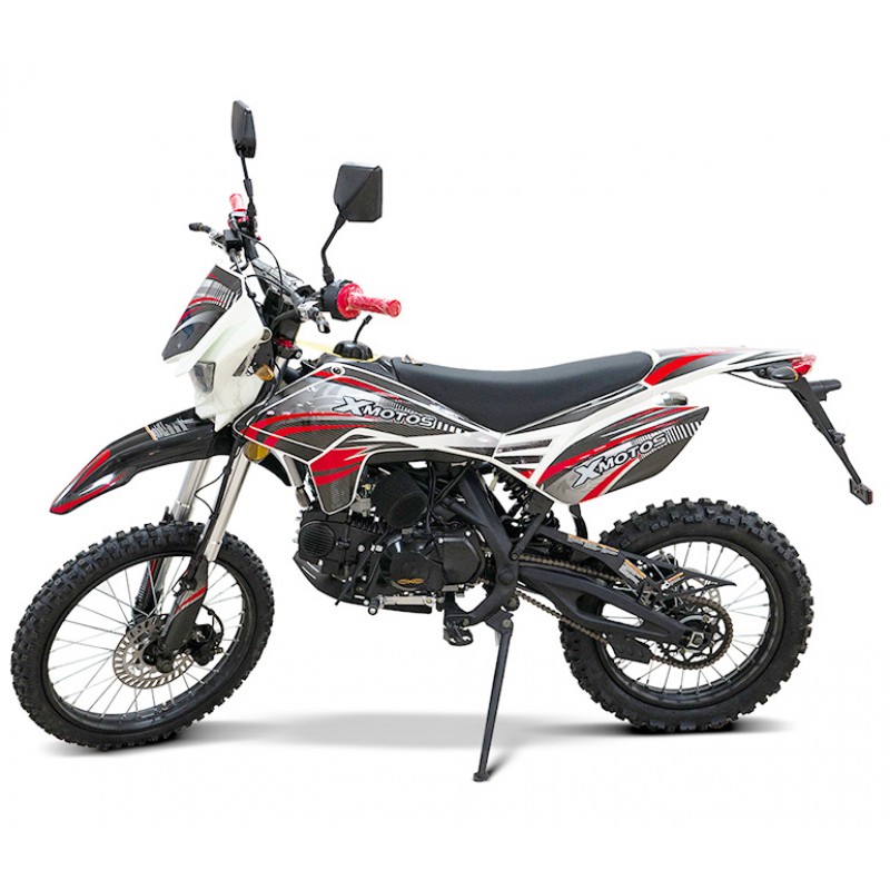 Купить  Мопед / питбайк X-MOTOS 50 (140) 19/16 BLACK 139FMB, фара/повор/стоп/зеркала/приборка, кик+электр. (шт) 01400 купить с доставкой по Москве и России, цена, технические характеристики, комплектация фото  - motoserp.ru