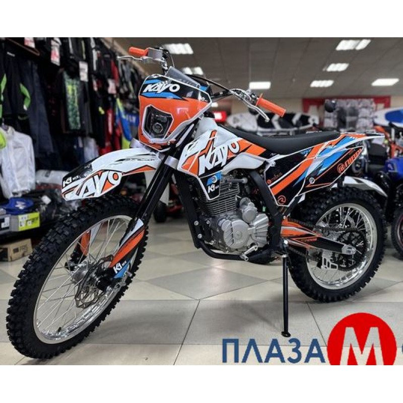 Купить  Мотоцикл Кросс/Эндуро KAYO K1 250 MX 21/18  (спортинв), 172FMM, 249сс, 4Т., воз. охл., диск/диск. (шт) (SM  купить с доставкой по Москве и России, цена, технические характеристики, комплектация фото  - motoserp.ru
