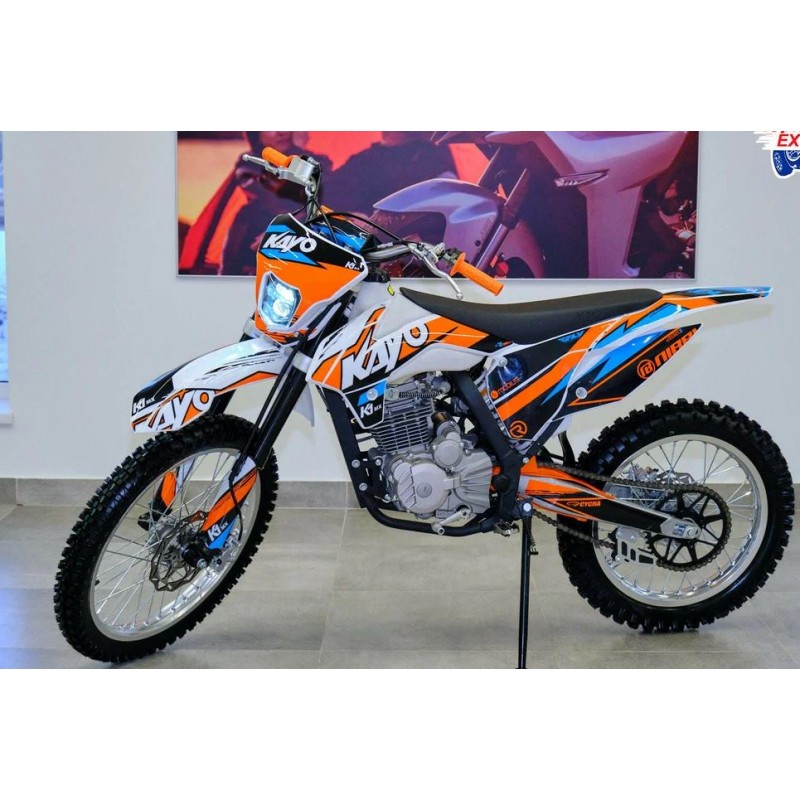 Купить  Мотоцикл Кросс/Эндуро KAYO K1 250 MX 21/18  (спортинв), 172FMM, 249сс, 4Т., воз. охл., диск/диск. (шт) (SM  купить с доставкой по Москве и России, цена, технические характеристики, комплектация фото  - motoserp.ru