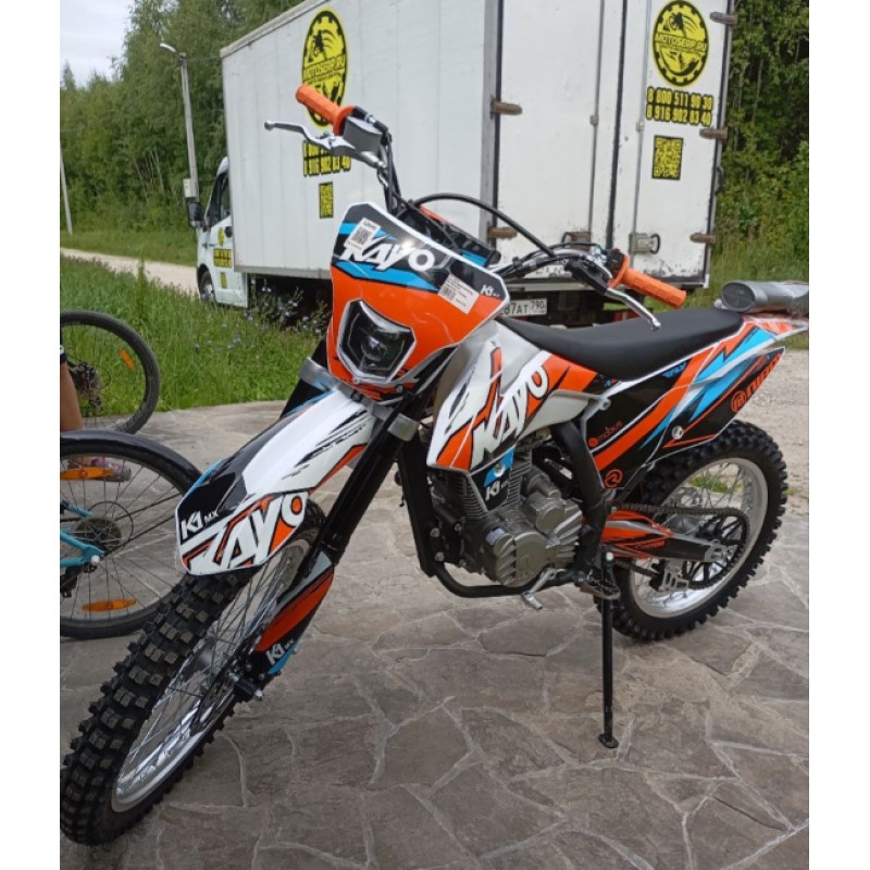 Купить  Мотоцикл Кросс/Эндуро KAYO K1 250 MX 21/18  (спортинв), 172FMM, 249сс, 4Т., воз. охл., диск/диск. (шт) (SM  купить с доставкой по Москве и России, цена, технические характеристики, комплектация фото  - motoserp.ru