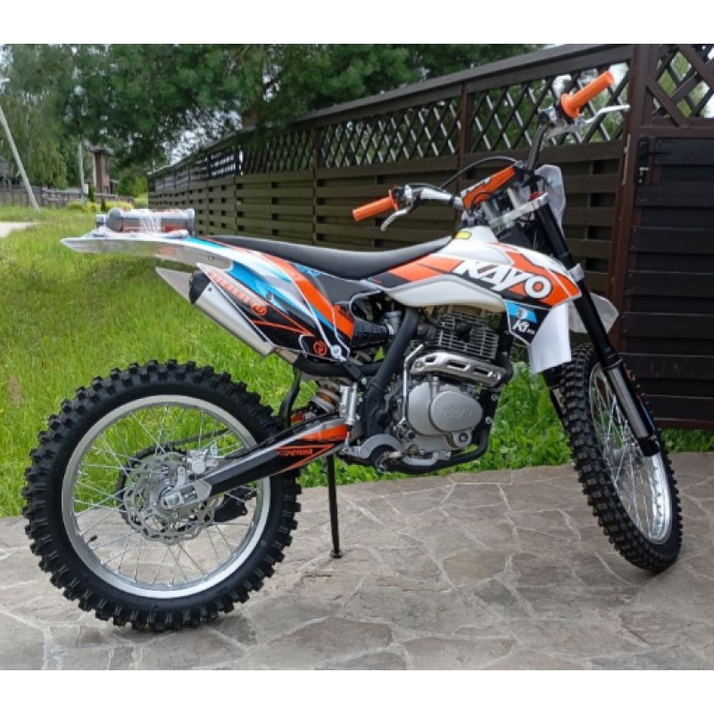 Купить  Мотоцикл Кросс/Эндуро KAYO K1 250 MX 21/18  (спортинв), 172FMM, 249сс, 4Т., воз. охл., диск/диск. (шт) (SM  купить с доставкой по Москве и России, цена, технические характеристики, комплектация фото  - motoserp.ru