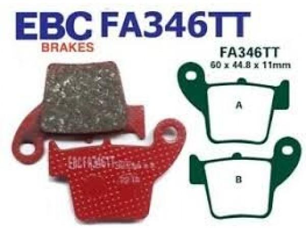 Купить  Тормозные колодки EBC FA346TT дисковые JP (компл)  купить с доставкой по Москве и России, цена, технические характеристики, комплектация фото  - motoserp.ru