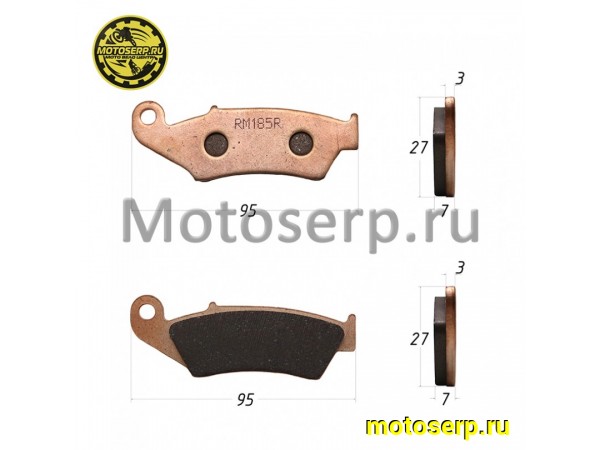 Купить  Колодки тормозные диск FA185, VD161JL передние CRF450 02- WR250/450F 01- KX/F 125-450 95-14 Off Road Sint (пар) (Regul SINT-F050 купить с доставкой по Москве и России, цена, технические характеристики, комплектация фото  - motoserp.ru