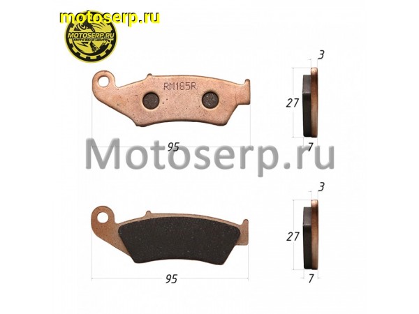 Купить  Колодки тормозные диск FA185, VD161JL передние CRF450 02- WR250/450F 01- KX/F 125-450 95-14 Off Road Sint (пар) (Regul SINT-F050 купить с доставкой по Москве и России, цена, технические характеристики, комплектация фото  - motoserp.ru