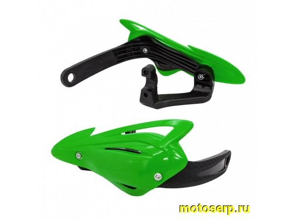 Купить  Защита рук/рычагов (уши) Regulmoto X-FORCE, универсальный крепёж 22-28мм (зеленый) (пара) (Regul RM-401015-3 купить с доставкой по Москве и России, цена, технические характеристики, комплектация фото  - motoserp.ru