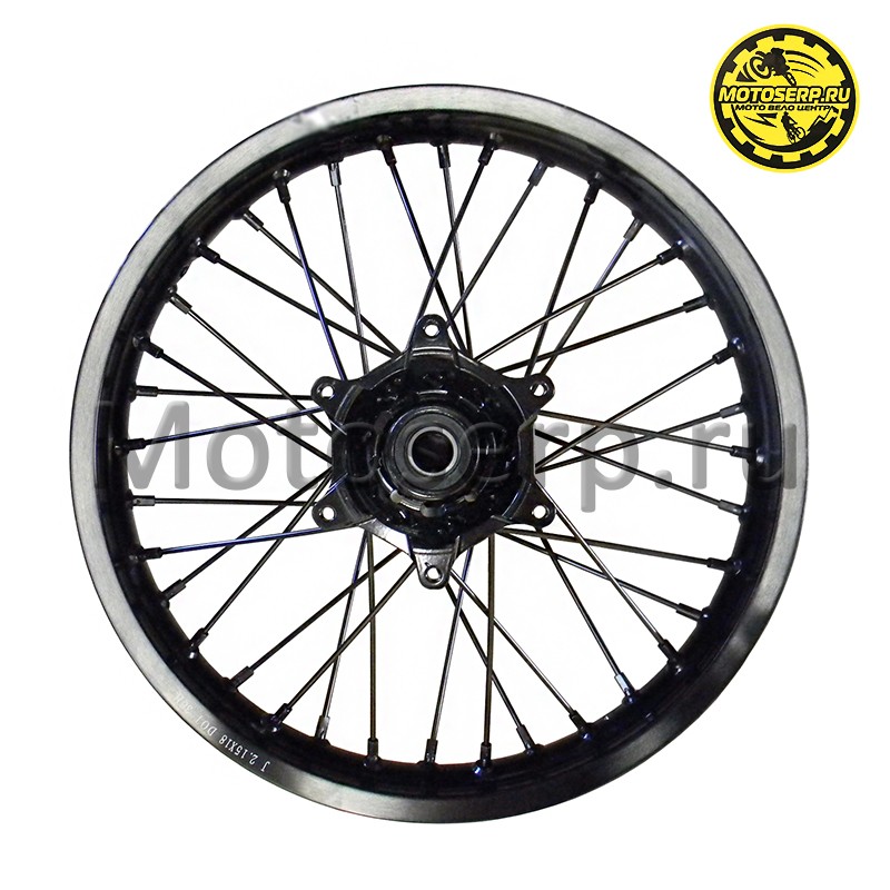 Купить  Колесо 18" заднее (диск колеса) спицованное 2.15-18" (ось 25мм) Regulmoto ZR (шт) (Regul 301014 купить с доставкой по Москве и России, цена, технические характеристики, комплектация фото  - motoserp.ru
