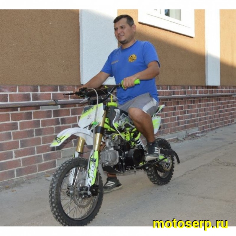 Купить  Питбайк Motoland APEX 10 (спортинв), 14/12, 4Т, 110cc, АВТОМАТ, эл-стартер, диск/диск (шт) (ML 11007 (ML 17988 (ФОТО купить с доставкой по Москве и России, цена, технические характеристики, комплектация фото  - motoserp.ru