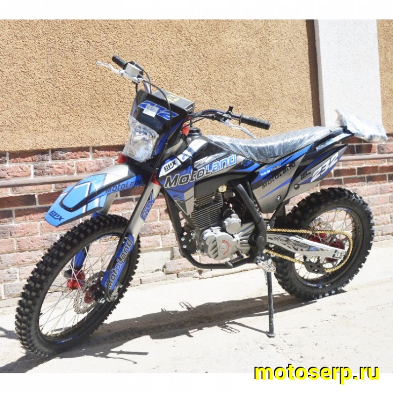 Купить  Мотоцикл Кросс/Эндуро Motoland XT300HS (172FMM) (BB-300cc) спортинв. синий (шт) (ML 18393 купить с доставкой по Москве и России, цена, технические характеристики, комплектация фото  - motoserp.ru
