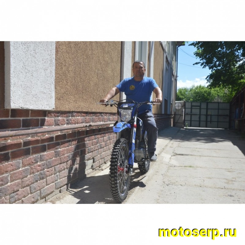 Купить  Мотоцикл Кросс/Эндуро Motoland XT300HS (172FMM) (BB-300cc) спортинв. синий (шт) (ML 18393 купить с доставкой по Москве и России, цена, технические характеристики, комплектация фото  - motoserp.ru