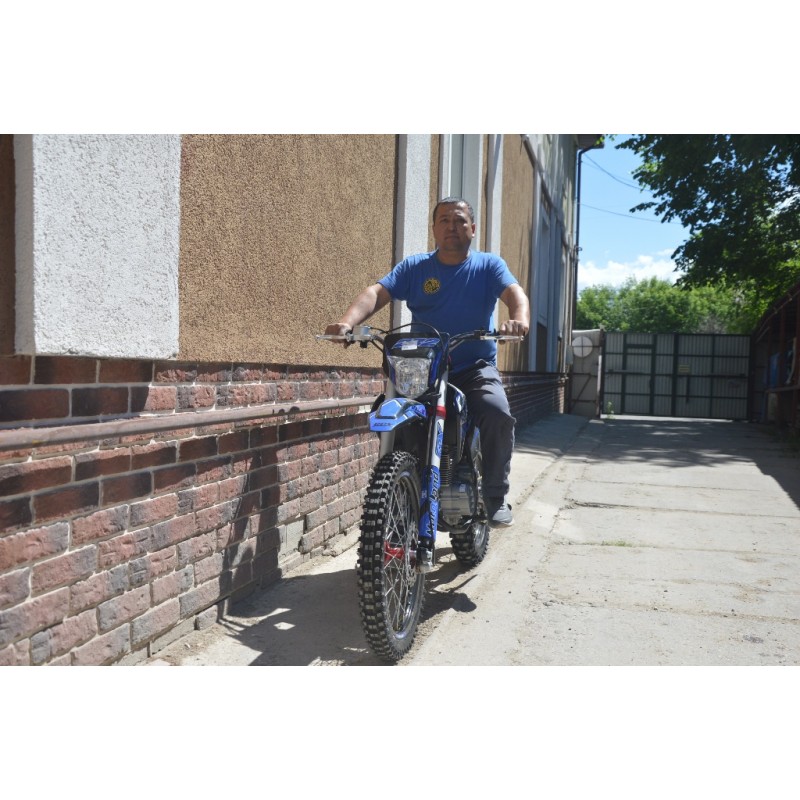 Купить  Мотоцикл Кросс/Эндуро Motoland XT300HS (172FMM) (BB-300cc) спортинв. синий Выпуск 2023г. (шт) (ML 18393 купить с доставкой по Москве и России, цена, технические характеристики, комплектация фото  - motoserp.ru