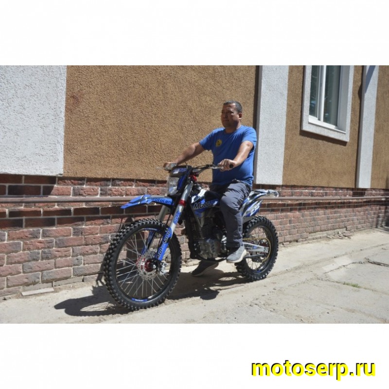 Купить  Мотоцикл Кросс/Эндуро Motoland XT300HS (172FMM) (BB-300cc) спортинв. синий (шт) (ML 18393 купить с доставкой по Москве и России, цена, технические характеристики, комплектация фото  - motoserp.ru