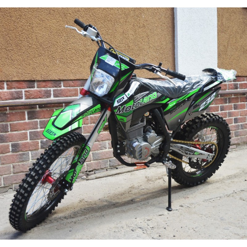 Купить  Мотоцикл Кросс/Эндуро Motoland XT300HS (172FMM) (BB-300cc) споринв. зеленый  Выпуск 2023г. (шт) (ML 18394 купить с доставкой по Москве и России, цена, технические характеристики, комплектация фото  - motoserp.ru