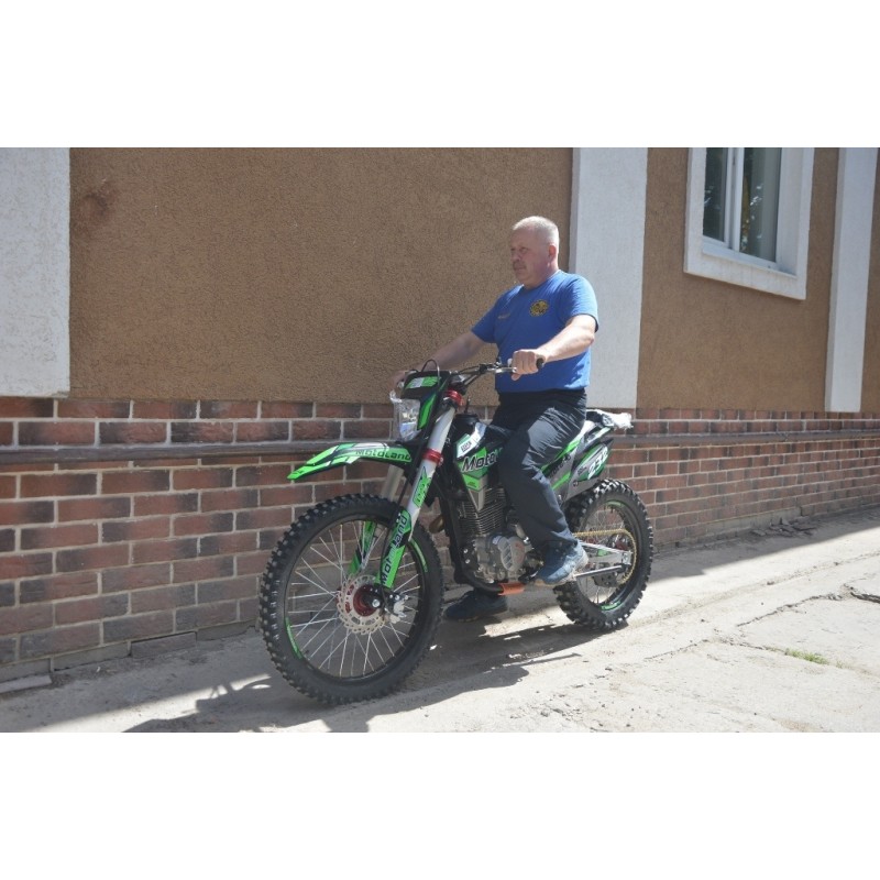 Купить  Мотоцикл Кросс/Эндуро Motoland XT300HS (172FMM) (BB-300cc) споринв. зеленый  Выпуск 2023г. (шт) (ML 18394 купить с доставкой по Москве и России, цена, технические характеристики, комплектация фото  - motoserp.ru