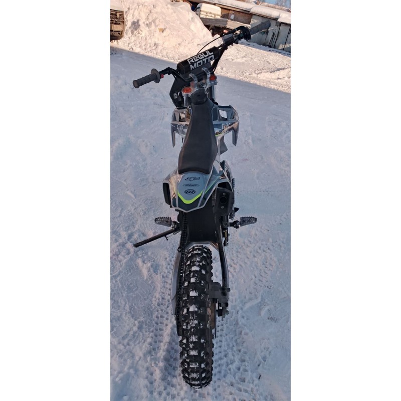 Купить  Питбайк Regulmoto FIVE EA 125  (полуавтомат КПП) 17/14" Серый/ черный  (шт) купить с доставкой по Москве и России, цена, технические характеристики, комплектация фото  - motoserp.ru