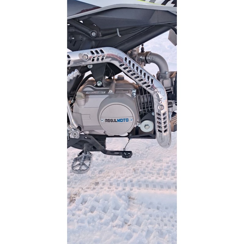 Купить  Питбайк Regulmoto FIVE EA 125  (полуавтомат КПП) 17/14" Серый/ черный  (шт) купить с доставкой по Москве и России, цена, технические характеристики, комплектация фото  - motoserp.ru