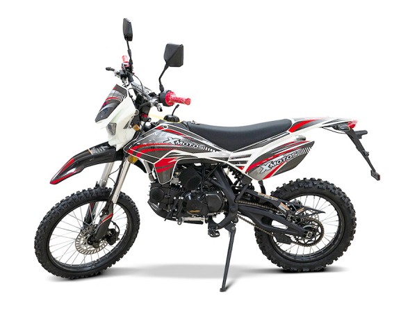 Купить  Мопед / питбайк X-MOTOS 50 (125) 17/14 BLACK 139FMB, фара/повор/стоп/зеркала/приборка, кик+электр. (шт) 01250 купить с доставкой по Москве и России, цена, технические характеристики, комплектация фото  - motoserp.ru