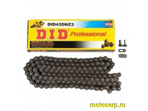 Купить  Цепь приводная (420х120) DID 420NZ3 SDH (шт) (0 купить с доставкой по Москве и России, цена, технические характеристики, комплектация фото  - motoserp.ru