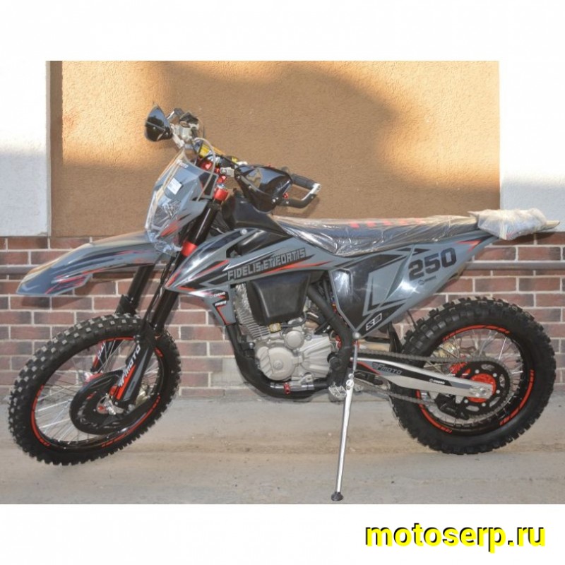 Купить  ====Мотоцикл Кросс/Эндуро Fidelis Et Fortis S3 (Фиделис С3) ( GR8 F250A-M ) (спортинв) 21/18, 250cc, ZS172FMM,подвеска MNT (шт) (ТехМаркет купить с доставкой по Москве и России, цена, технические характеристики, комплектация фото  - motoserp.ru