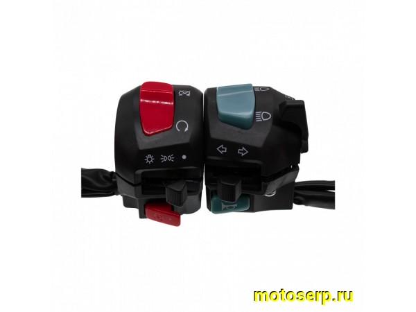 Купить  Переключатели руля (ПК) блок переключателя (9+3, 6+2+2) Senke SK 200-9, 200-10, 150-8, T-Leopard, X6 (пар) (шт)  (Regul 101358 купить с доставкой по Москве и России, цена, технические характеристики, комплектация фото  - motoserp.ru