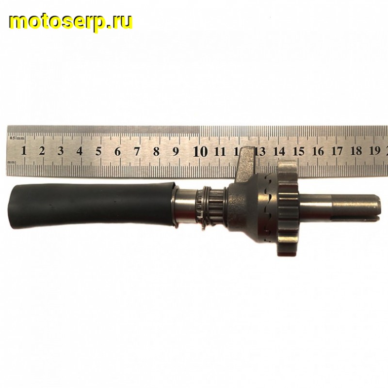 Купить  Вал кикстартера (пусковой) в сб. BAJAJ Boxer150 в сборе для 5ст.кпп (шт) (MM 36985 купить с доставкой по Москве и России, цена, технические характеристики, комплектация фото  - motoserp.ru