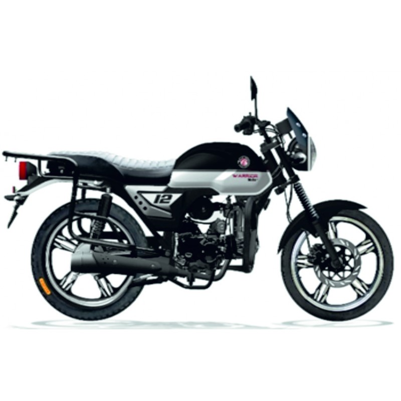 Купить  Мопед RATO Alpha Warrior 50 (Варриор) 4Т, LED светотехника, длинная база, кол 17", диск/бараб, эл/кик старт.  (шт) 01250 (P.moto (Хар (0 купить с доставкой по Москве и России, цена, технические характеристики, комплектация фото  - motoserp.ru