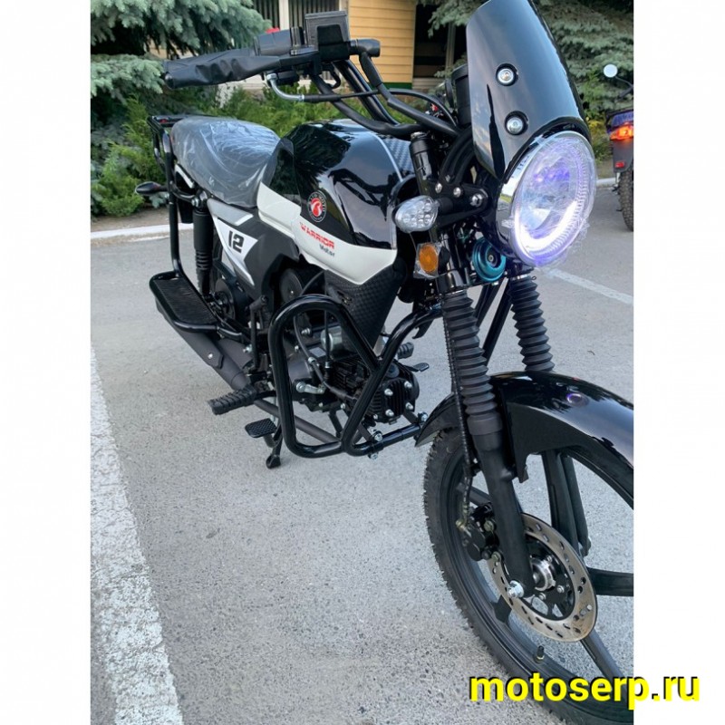 Купить  Мопед RATO Alpha Warrior 50 (Варриор) 4Т, LED светотехника, длинная база, кол 17", диск/бараб, эл/кик старт.  (шт) 01250 (P.moto (Хар купить с доставкой по Москве и России, цена, технические характеристики, комплектация фото  - motoserp.ru