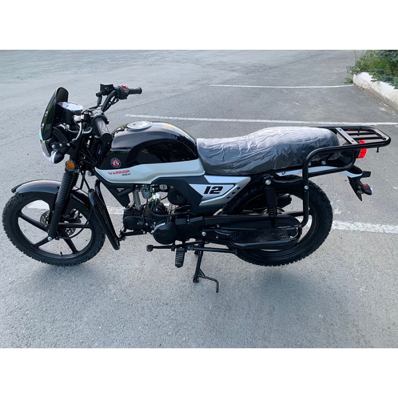 Купить  Мопед RATO Alpha Warrior 50 (Варриор) 4Т, LED светотехника, длинная база, кол 17", диск/бараб, эл/кик старт.  (шт) 01250 (P.moto (Хар (0 купить с доставкой по Москве и России, цена, технические характеристики, комплектация фото  - motoserp.ru