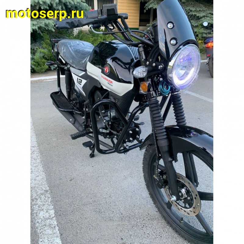 Купить  Мопед RATO Alpha Warrior 50 (Варриор) 4Т, LED светотехника, длинная база, кол 17", диск/бараб, эл/кик старт.  (шт) 01250 (P.moto (Хар купить с доставкой по Москве и России, цена, технические характеристики, комплектация фото  - motoserp.ru