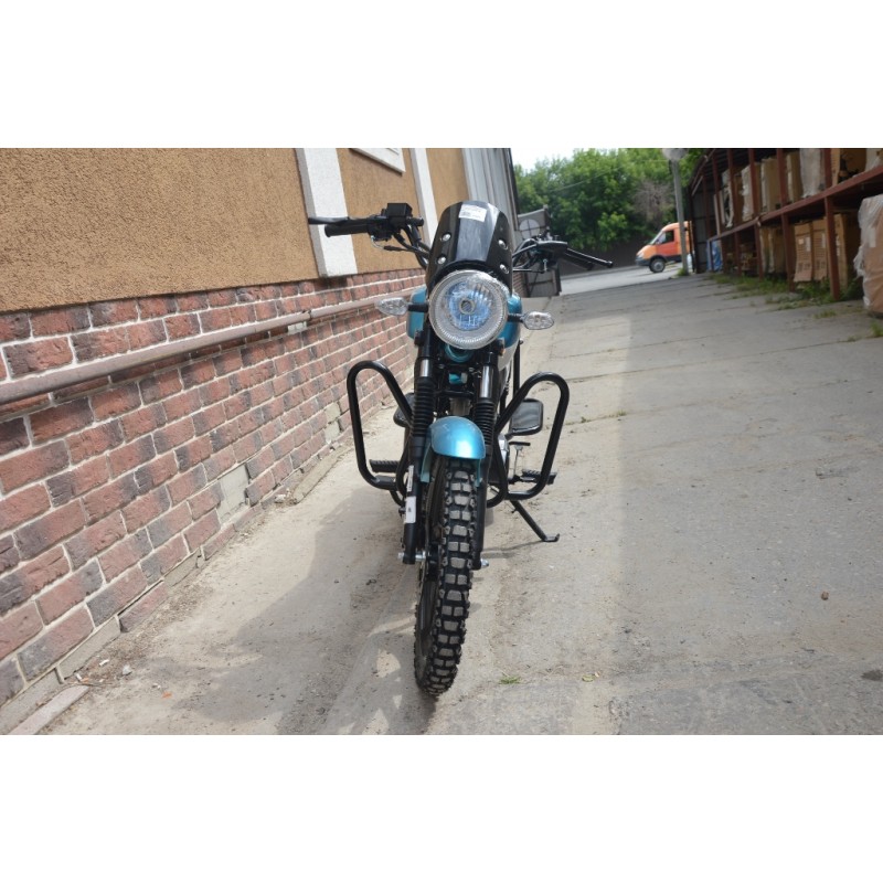 Купить  Мопед RATO Alpha Warrior 50 (Варриор) 4Т, LED светотехника, длинная база, кол 17", диск/бараб, эл/кик старт.  (шт) 01250 (P.moto (Хар (0 купить с доставкой по Москве и России, цена, технические характеристики, комплектация фото  - motoserp.ru